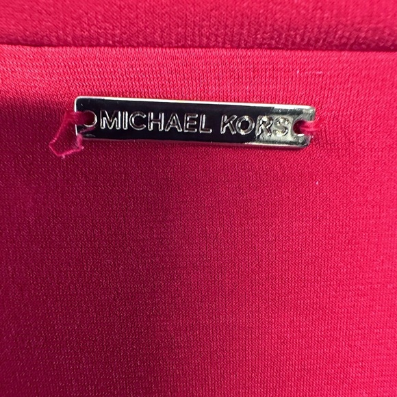 Michael Kors Red Long Sleeve Dress - Picture 5 of 7